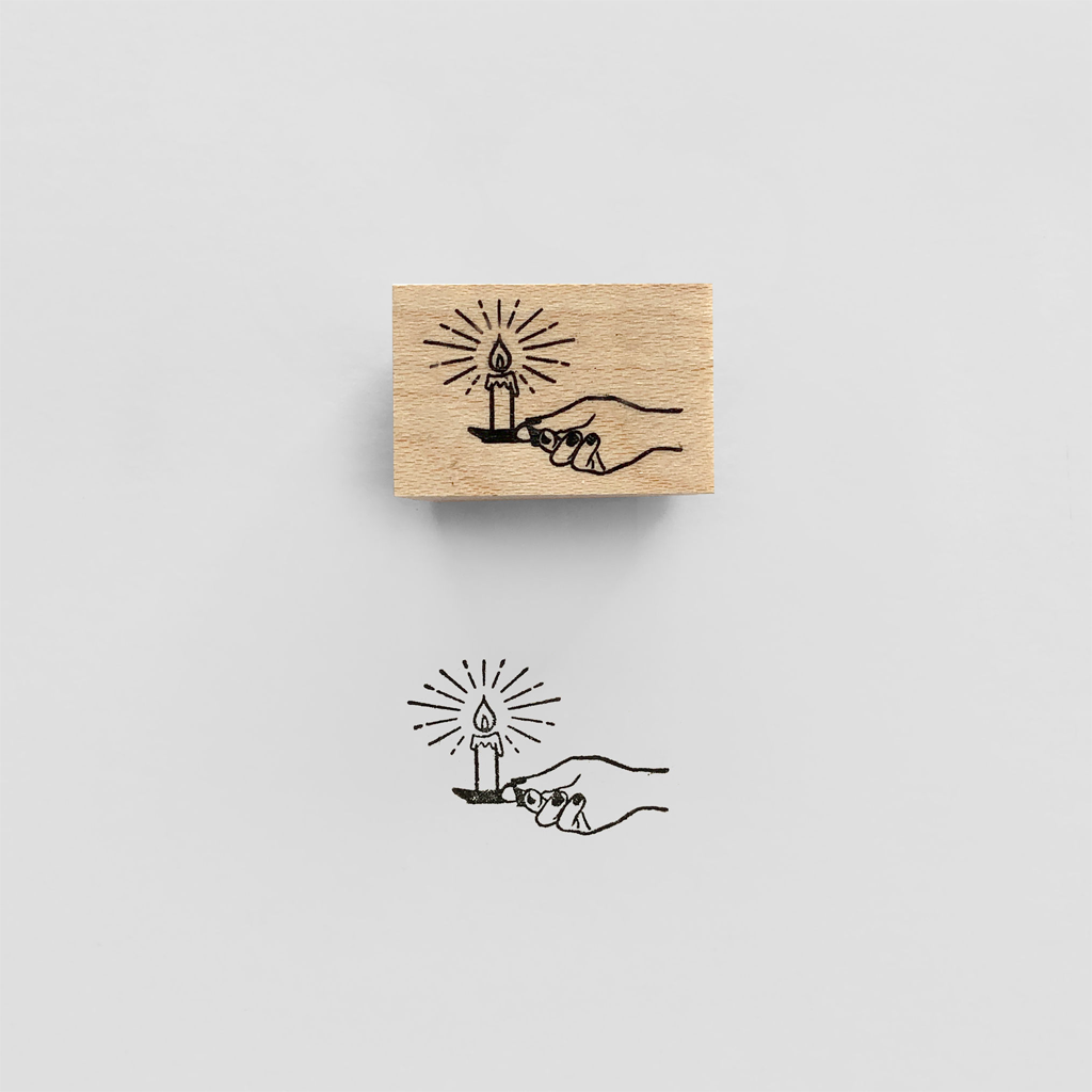 Knoopworks Rubber Stamp - Candle