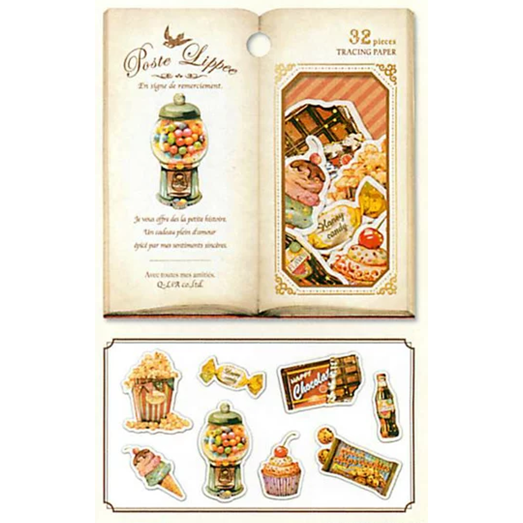 Q-Lia Poste Lippee Candy Flake Sticker