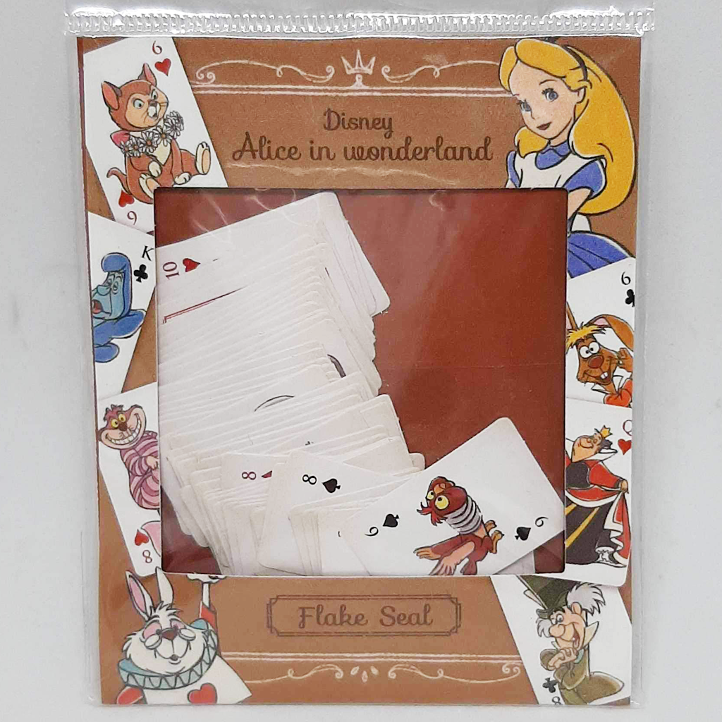 Disney Alice in Wonderland Card Flake Sticker