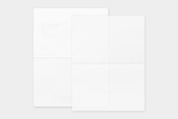 Traveler&#39;s Factory Letterpress Card Travel Tools Brown