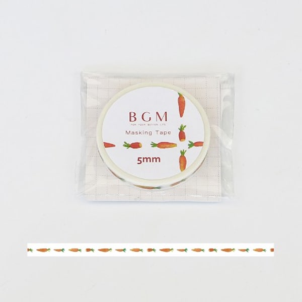 BGM Masking Tape Carrot