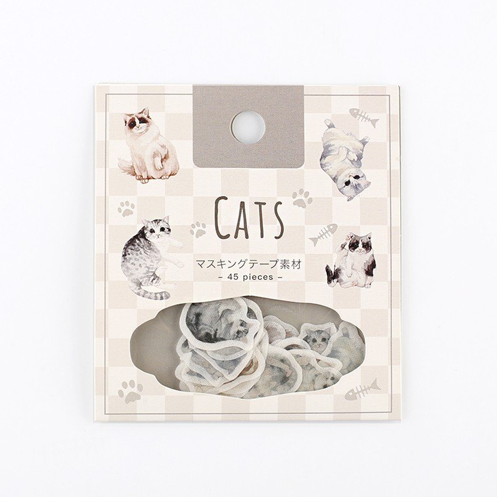 BGM Flake Sticker Cat's Rest