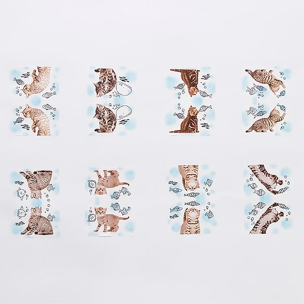 Bande Cat and Fish Index Seal