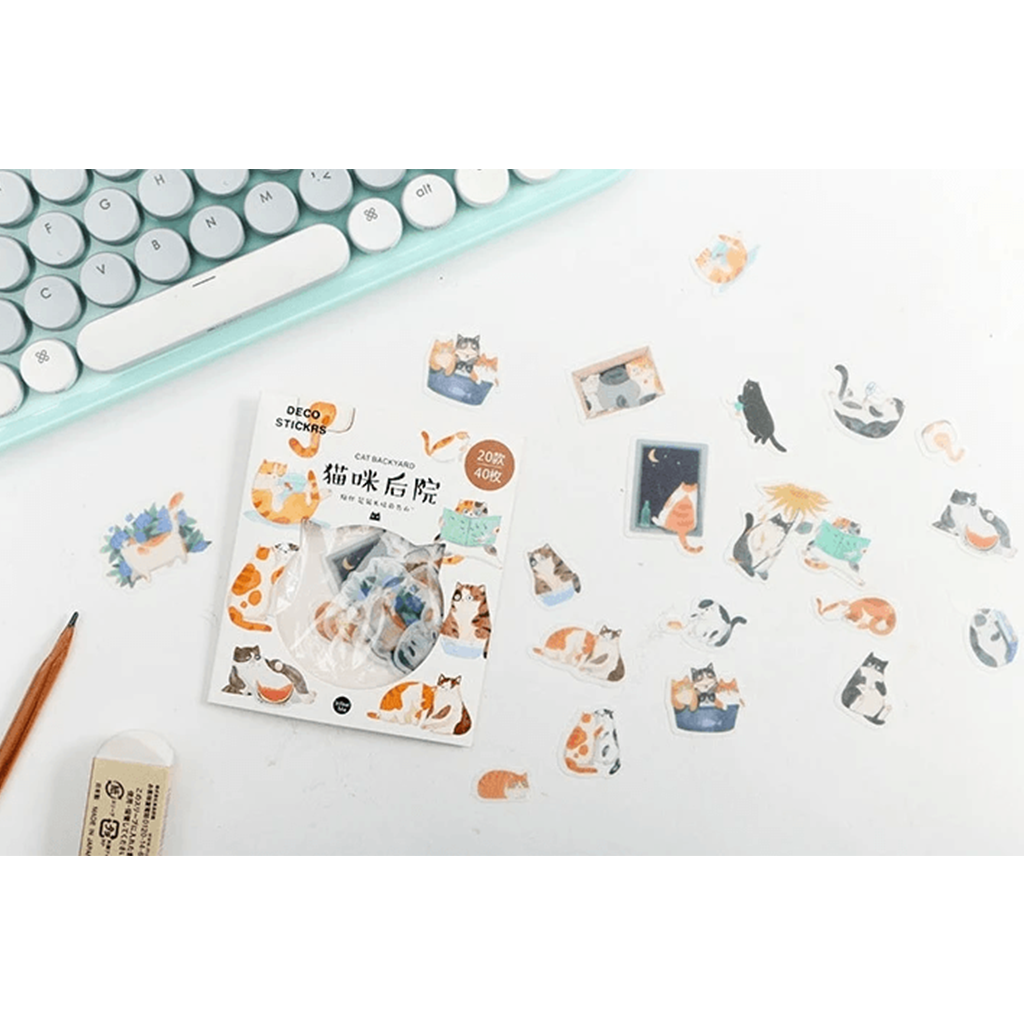 Flake Sticker Infeel.Me Cat Backyard Deco Stickers