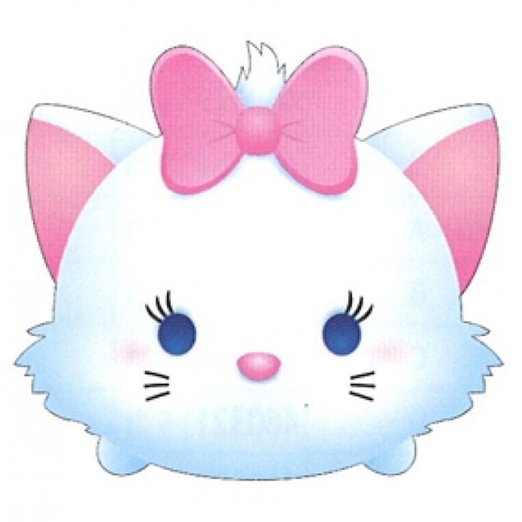 Disney Tsum Tsum Lucky Cat Big Head Sticker