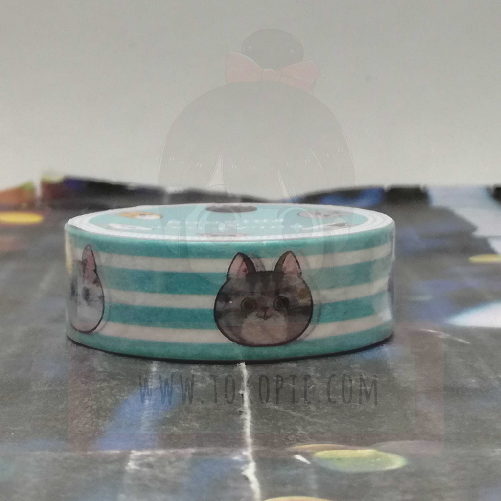 Bulat Cat &amp; Friends Masking Tape - Various Cat