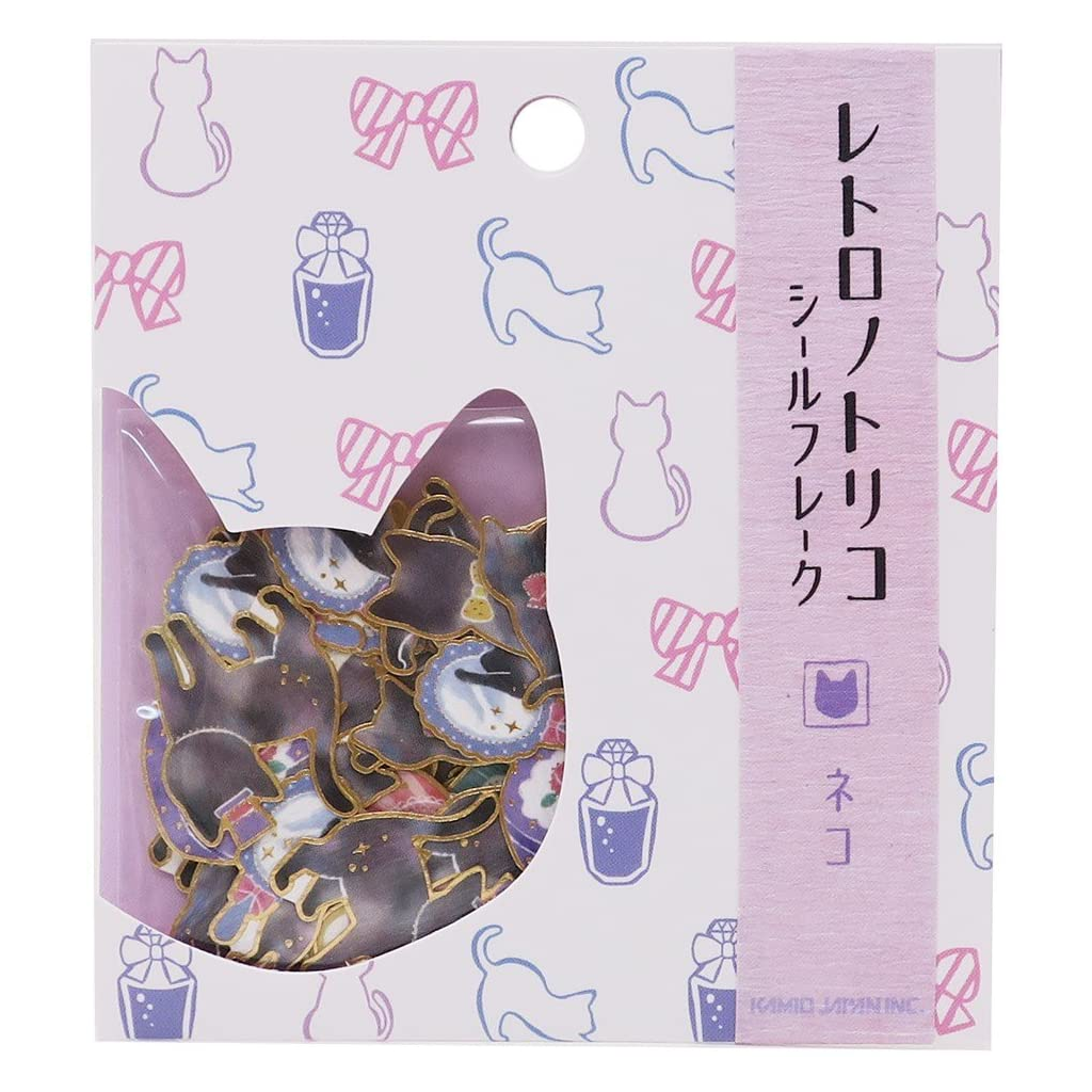 Kamio Japan The Cat Flake Sticker
