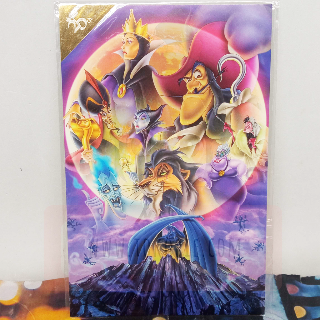 Disney 25th Anniversary Characters Postcard