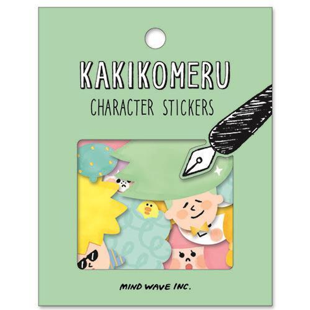 Mind Wave Kakikomeru Character Stickers
