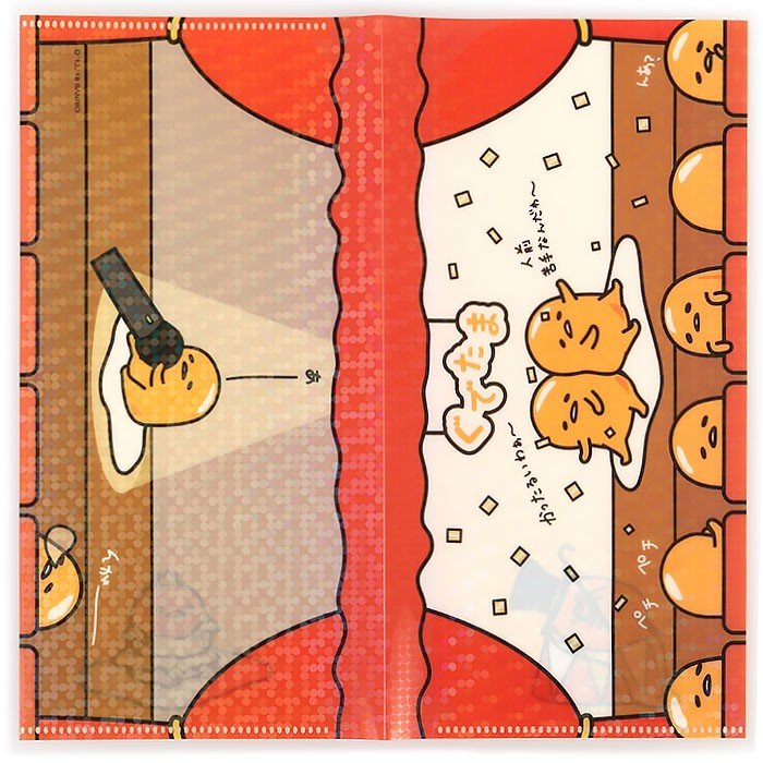 Sanrio Gudetama Ticket Holder Red