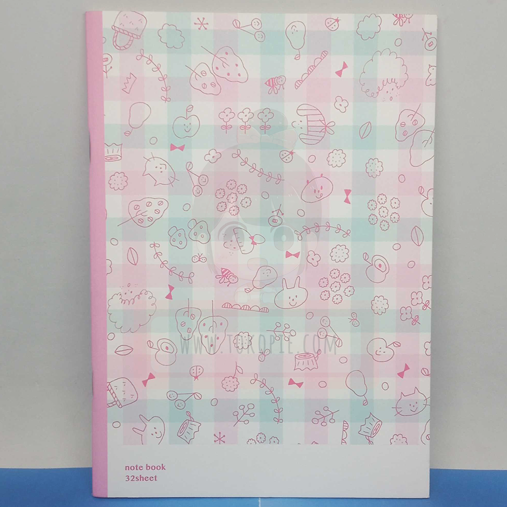 Mizutama A5 Notebook Grid Check