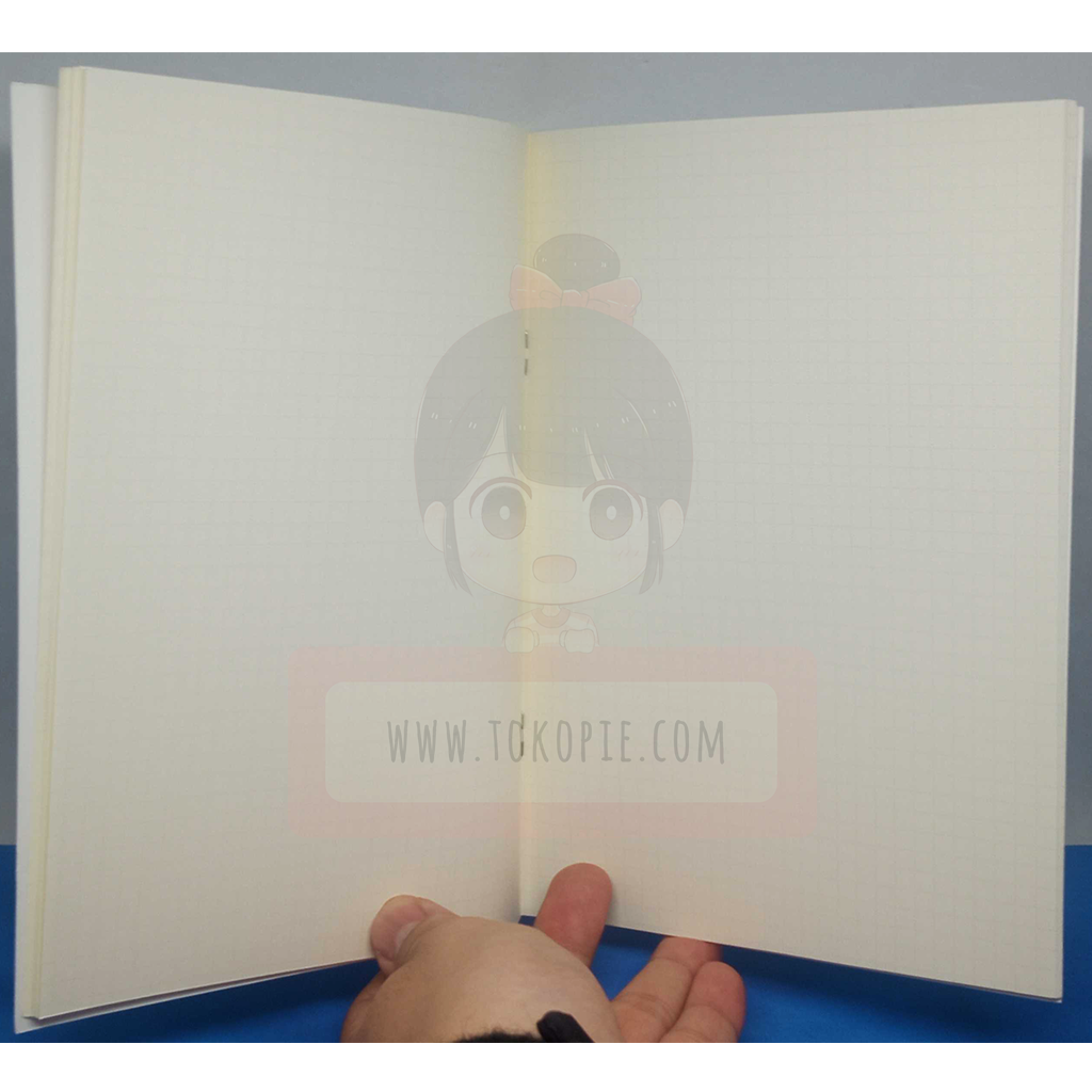 Mizutama A5 Notebook Grid Check