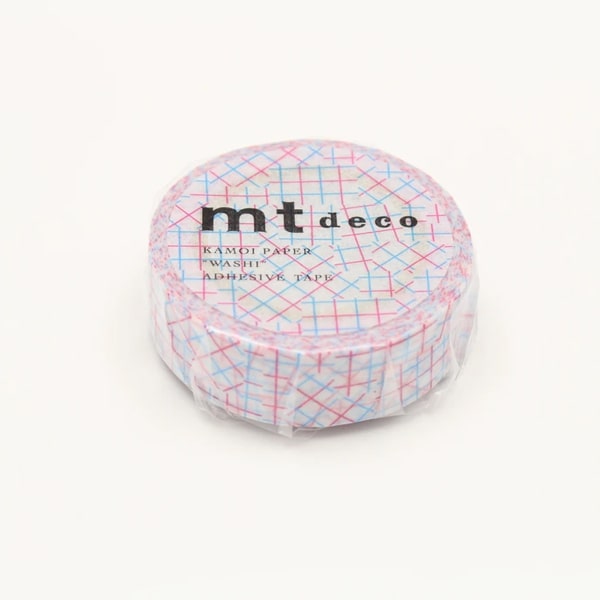 MT Masking Tape - Check Collage Pink