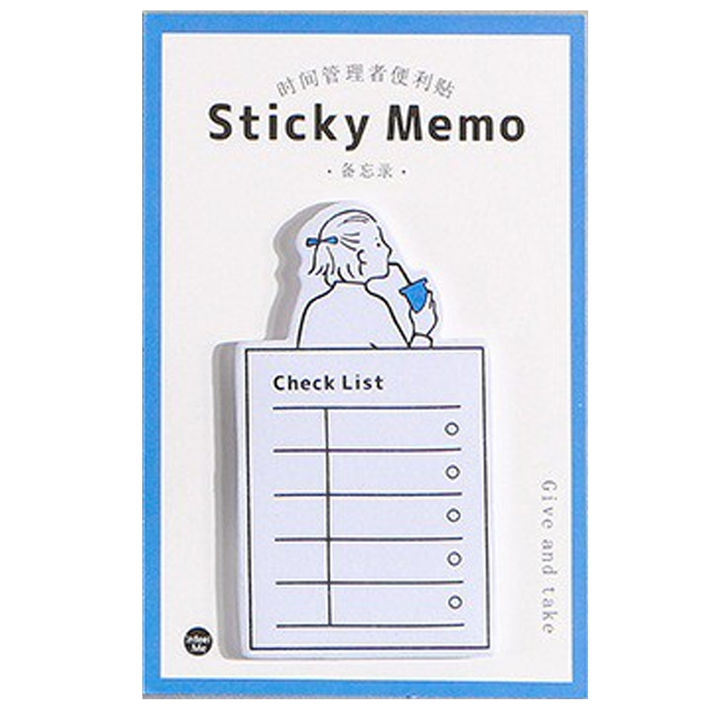 Infeel.me Time Manager Post-it Notes Sticky Memo Check List