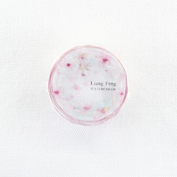 Liang Feng Watercolor Masking Tape - Cherry Blossoms