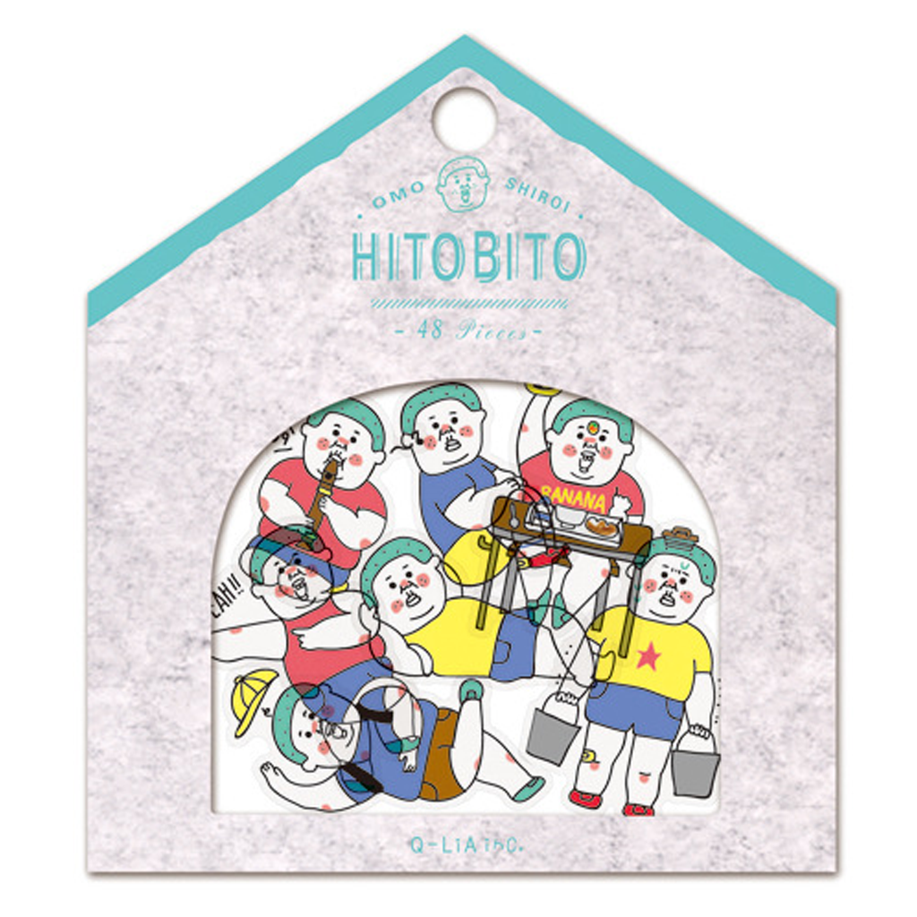 Q-Lia Hito Bito Omo Shiroi Childhood Flake Sticker