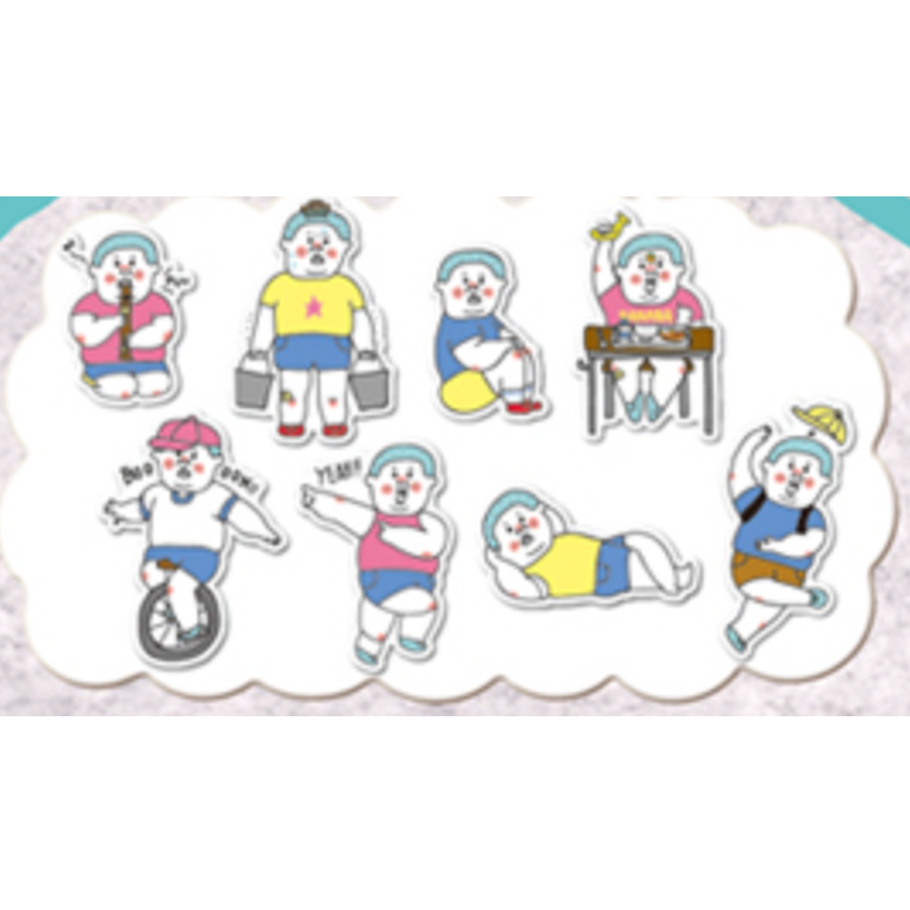 Q-Lia Hito Bito Omo Shiroi Childhood Flake Sticker