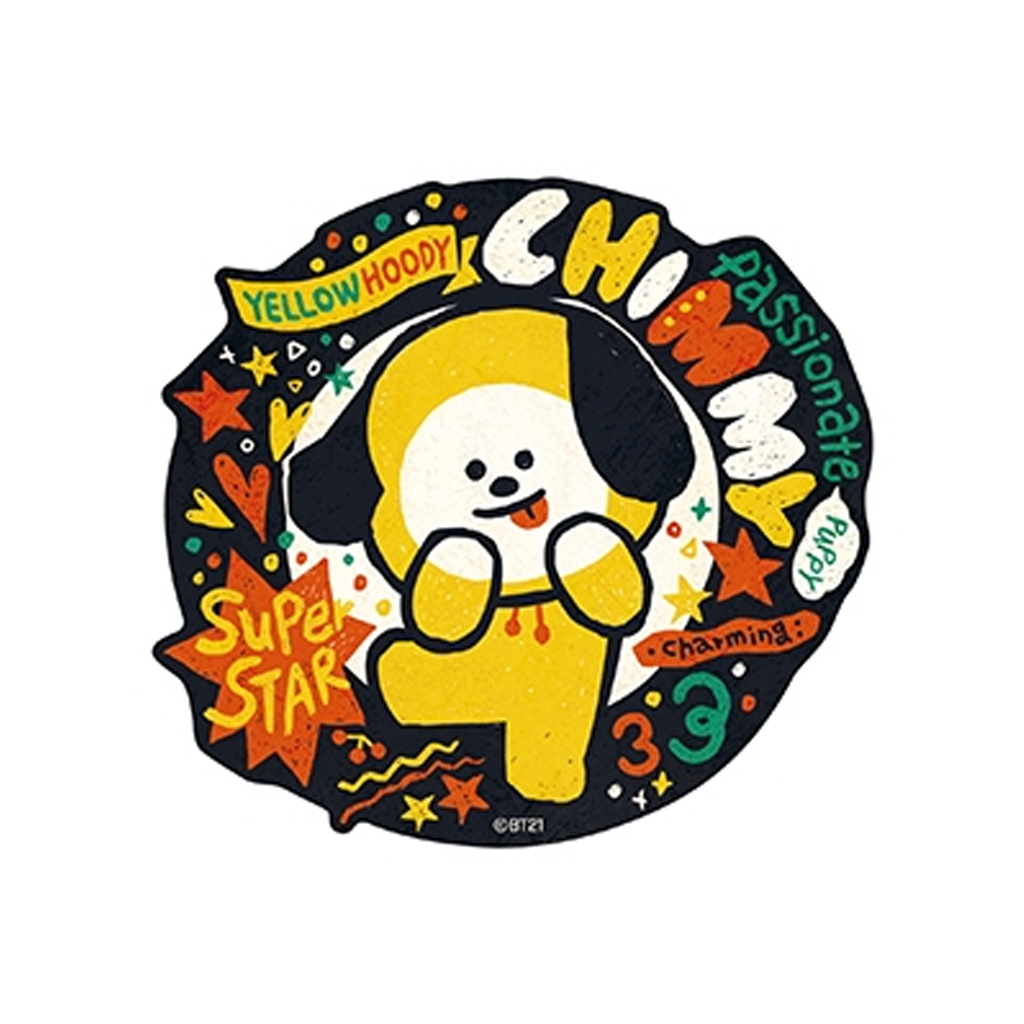 LINE Friends BT21 Travel Sticker Chimmy - tokopie