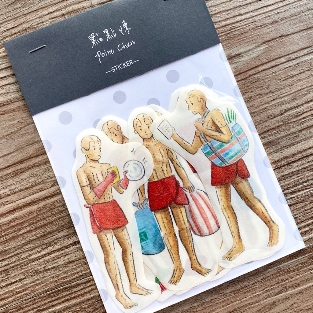 Point Chen Flake Sticker - Chinese Medical Model