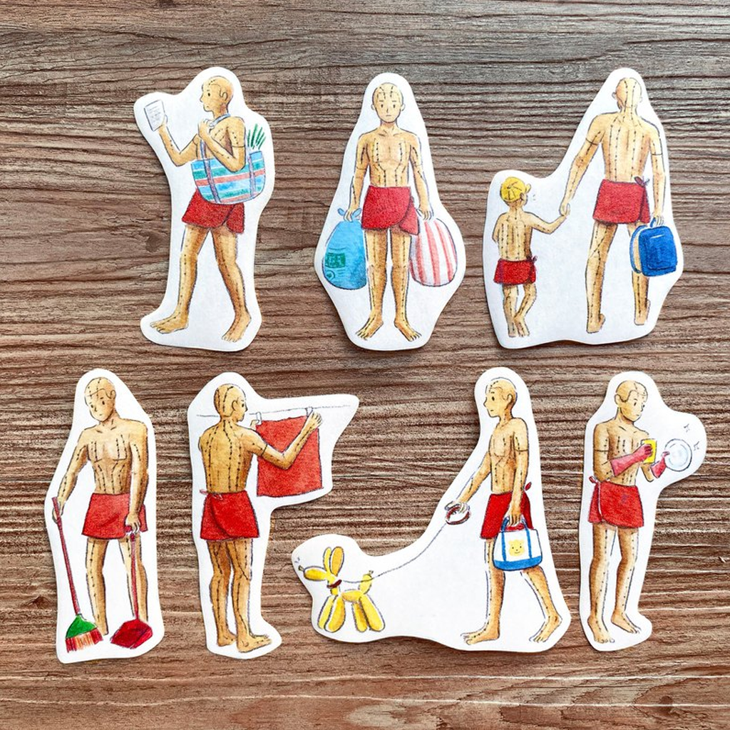 Point Chen Flake Sticker - Chinese Medical Model