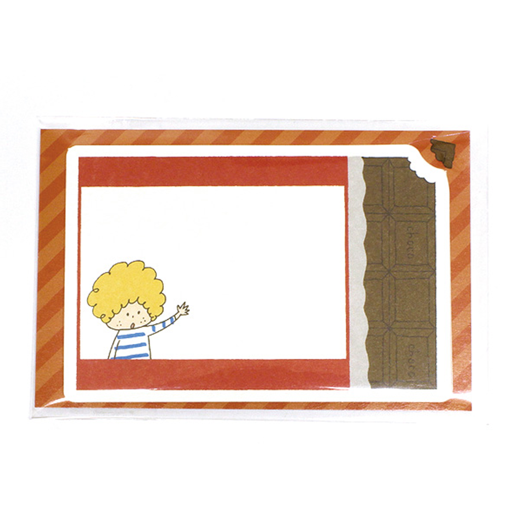 Mizutama Die-cut Mini Card - Chocolate