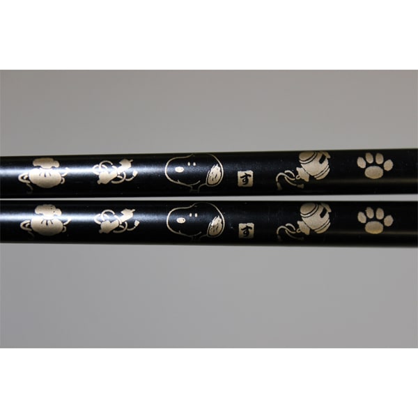 Snoopy Wooden Chopsticks Black