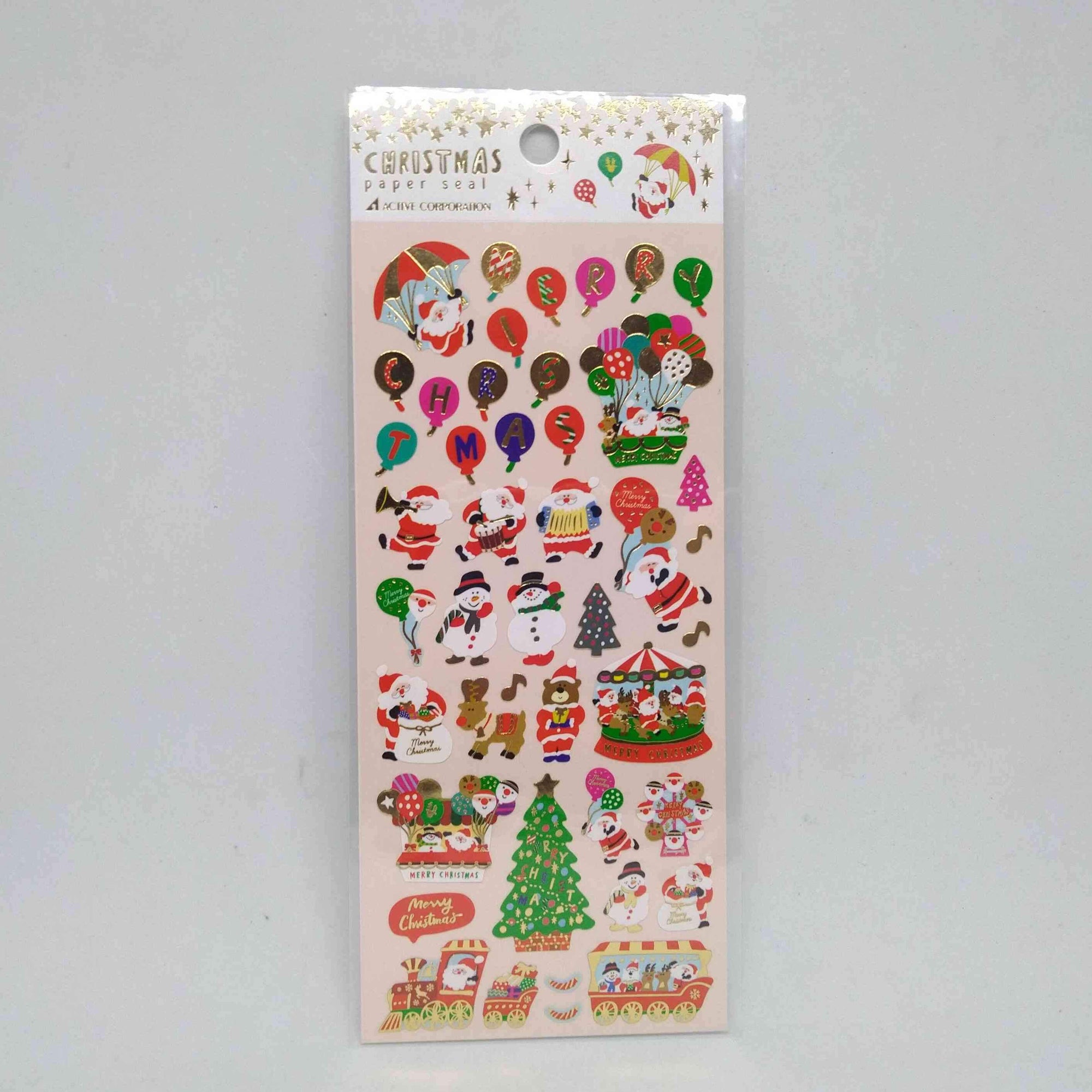 Active Corporation Christmas Paper Seal 8