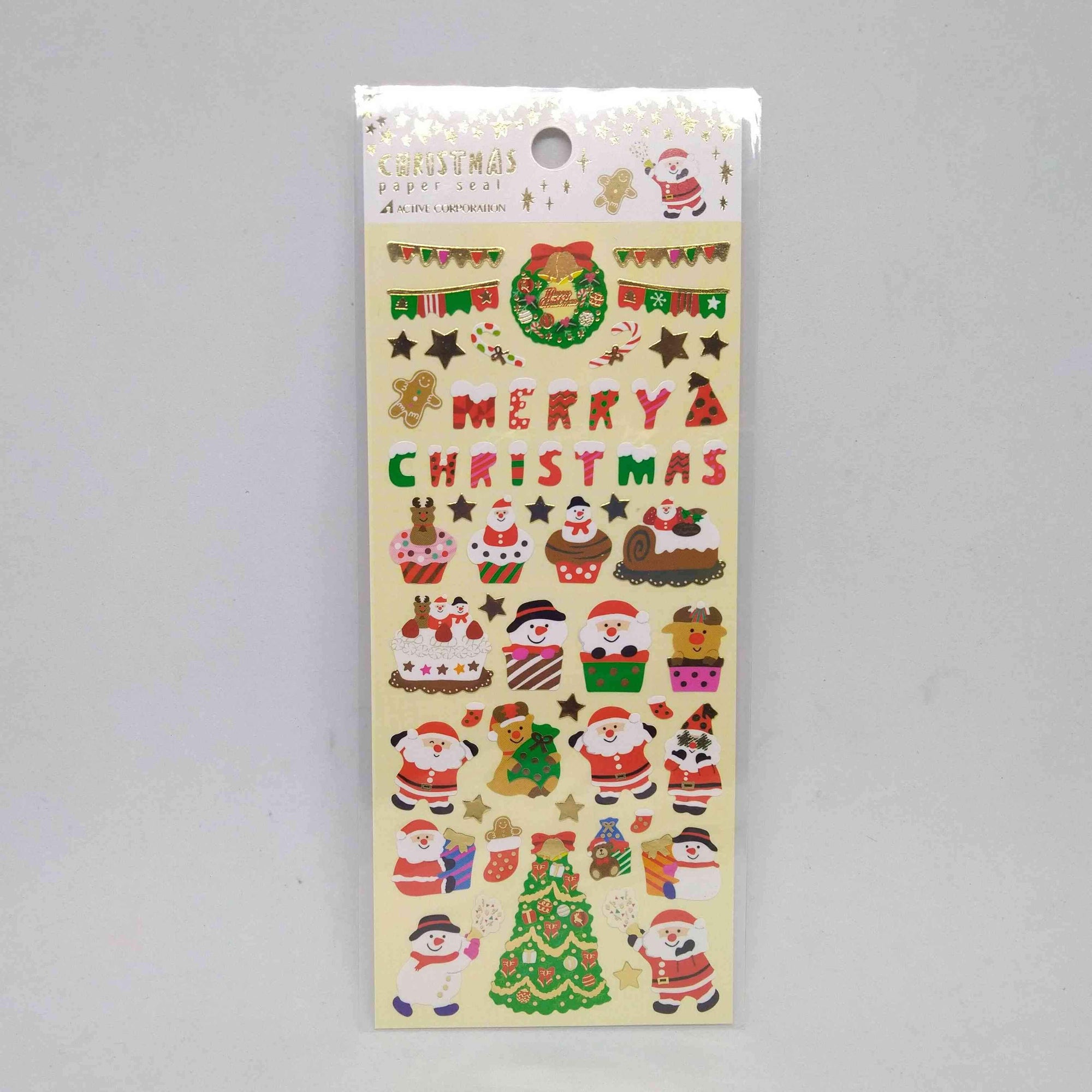 Active Corporation Christmas Paper Seal 9