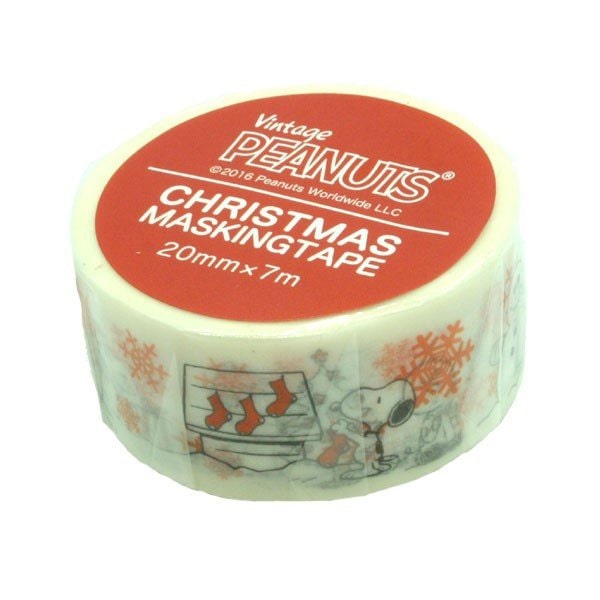 Vintage Peanuts Snoopy Christmas Masking Tape