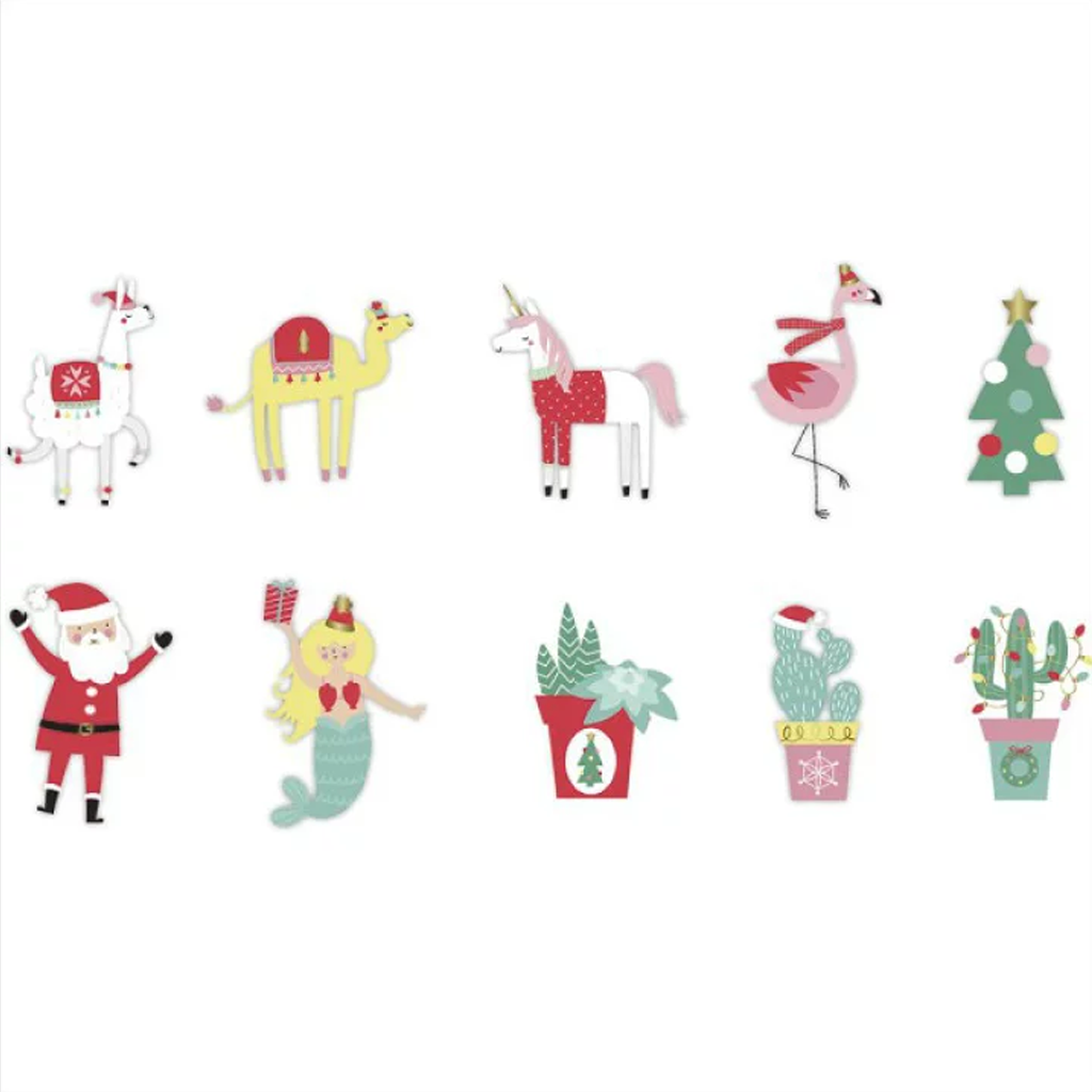 Mark&#39;s Flake Sticker Pastel Christmas