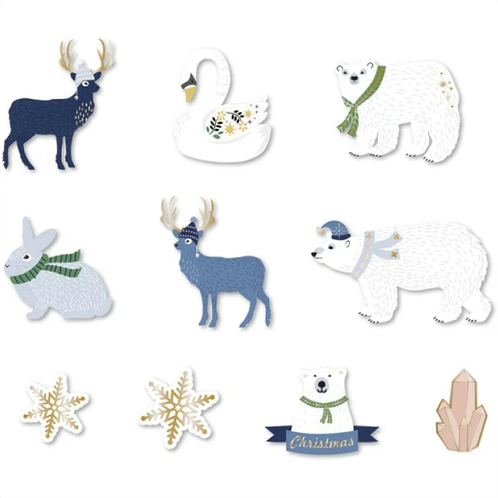 Mark&#39;s Flake Sticker Pastel Christmas