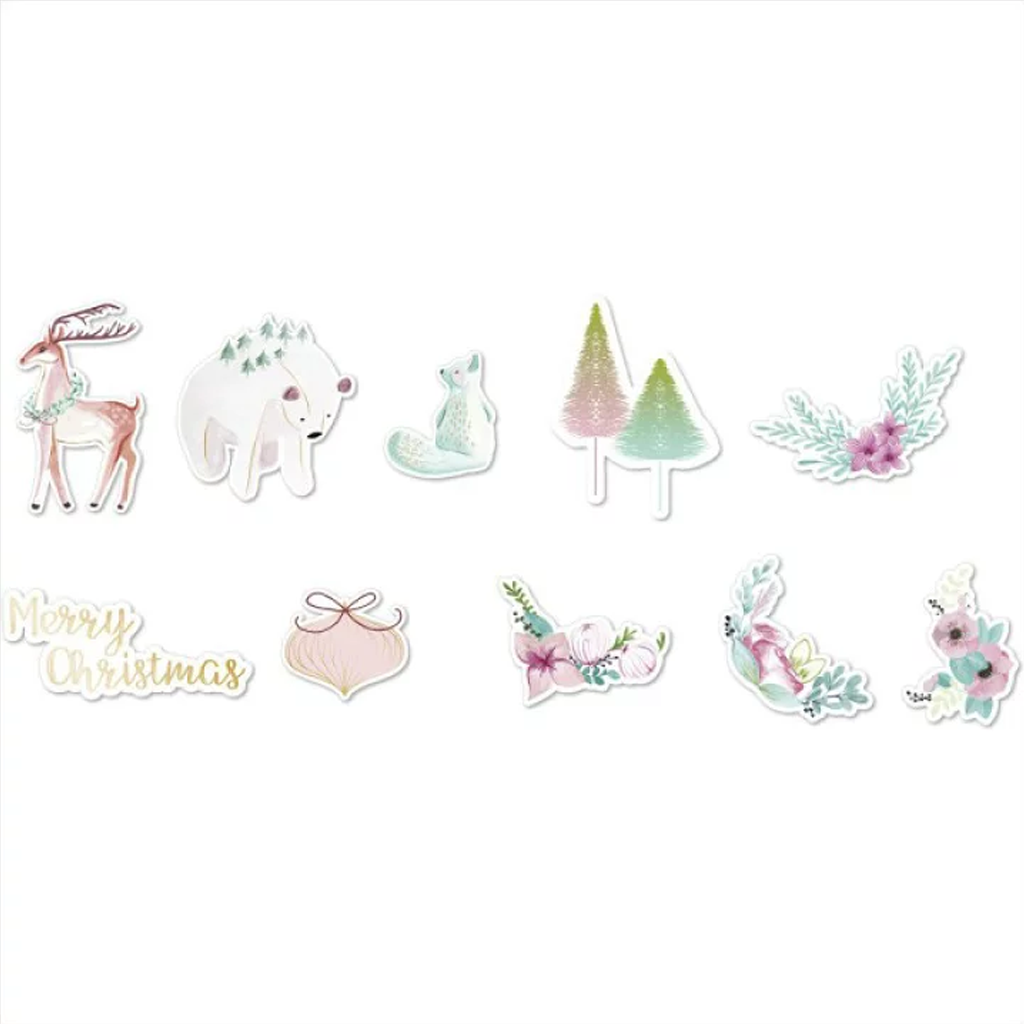 Mark&#39;s Flake Sticker Pastel Christmas