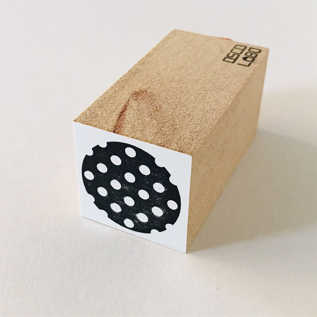 Oscolabo Rubber Stamp - Circle Dot White