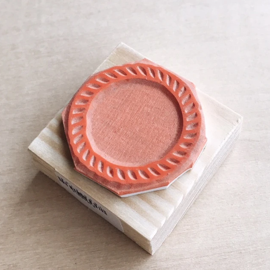 Mizuhiki Rubber Stamp Circles