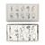 Rakui Hana Number Rubber Stamp Set