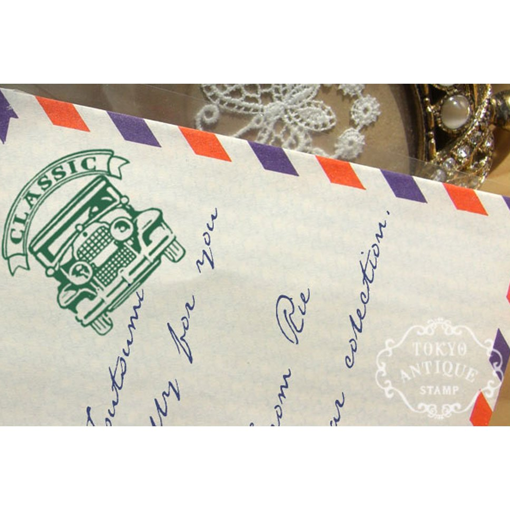 Tokyo Antique Rubber Stamp - Classic Car