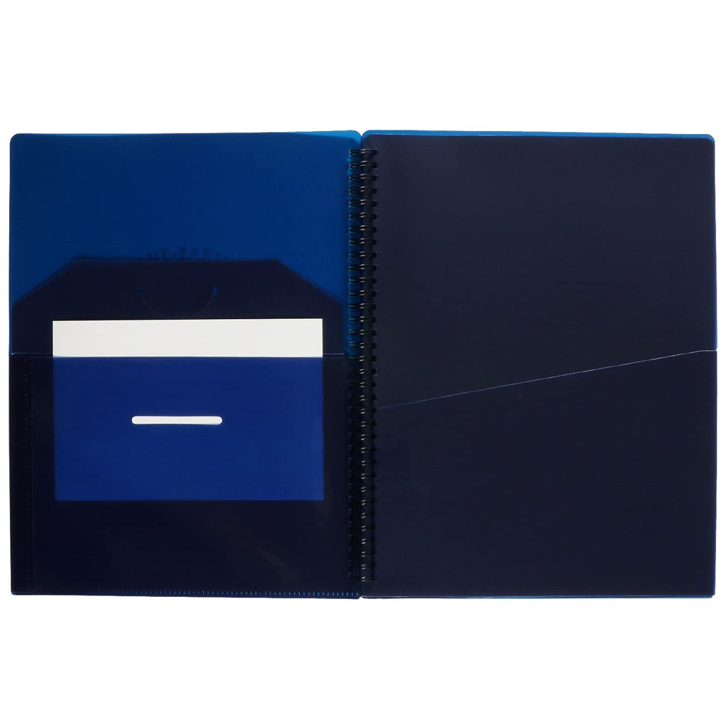 Greeting Life Clear File Book Navy