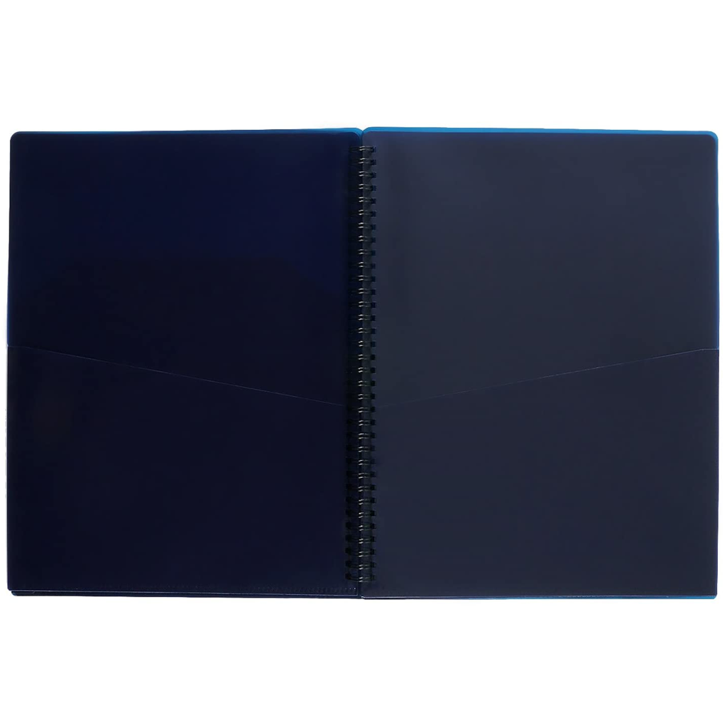 Greeting Life Clear File Book Navy