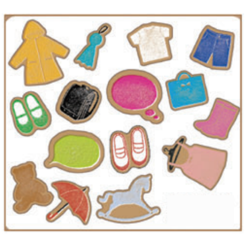 S &amp; C Hanko Flake Sticker Kids Outfit