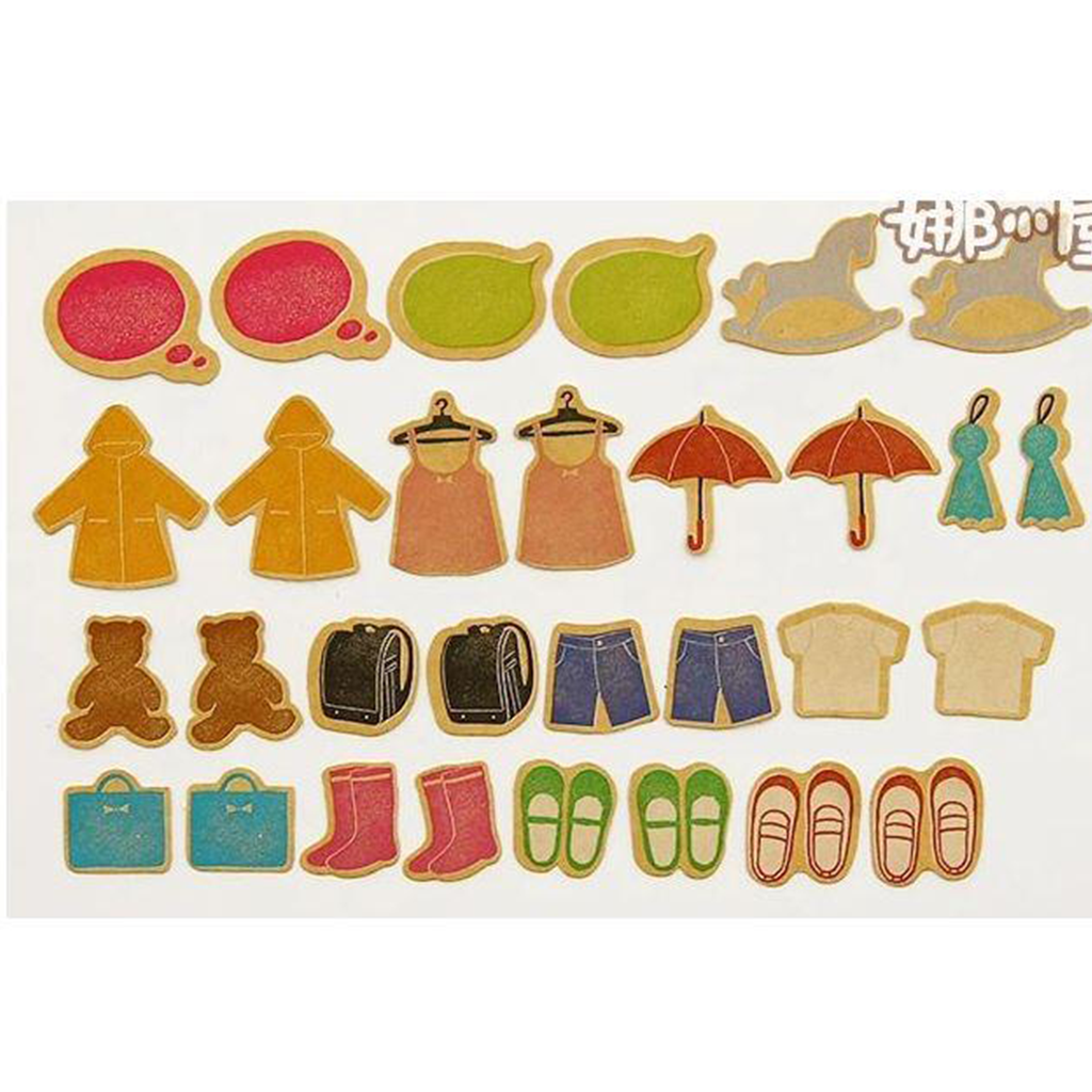 S &amp; C Hanko Flake Sticker Kids Outfit