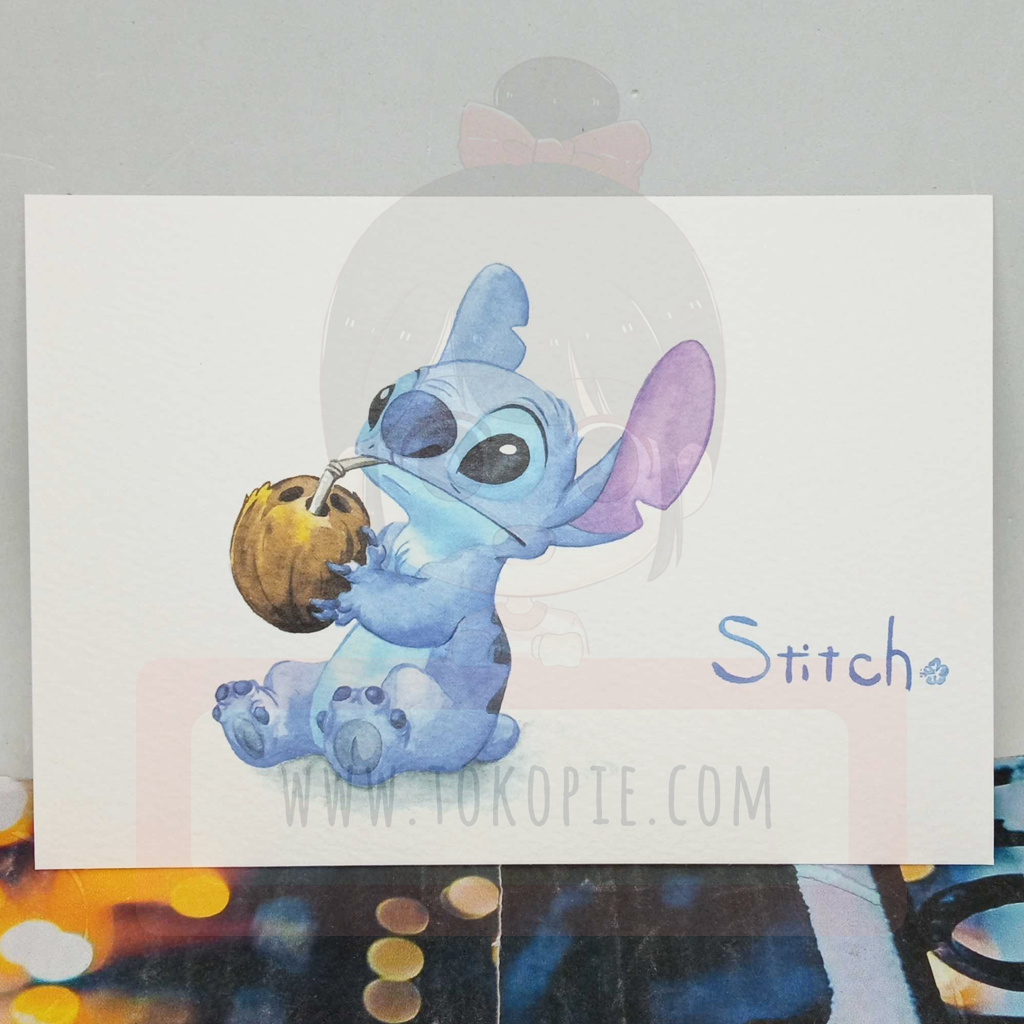 Disney Stitch Postcard