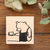 Momoro Rubber Stamp - Coffee Bear