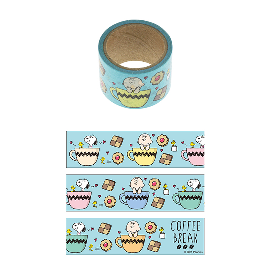 Peanuts Snoopy Masking Tape Coffee Cup