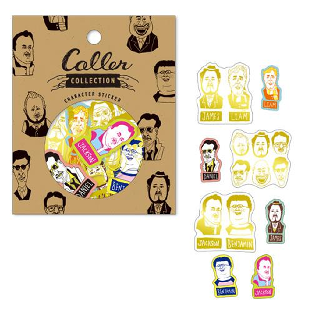 Mind Wave Coller Character Flake Sticker Pack