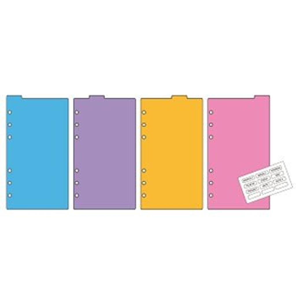 Raymay Fujii Da Vinci Color Index Refill Bible Size 4 Sheets