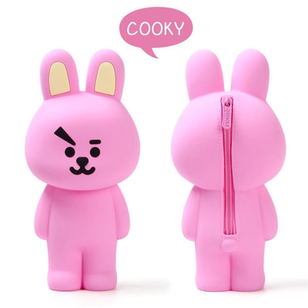 Cooky Stand Pencil Case Pink