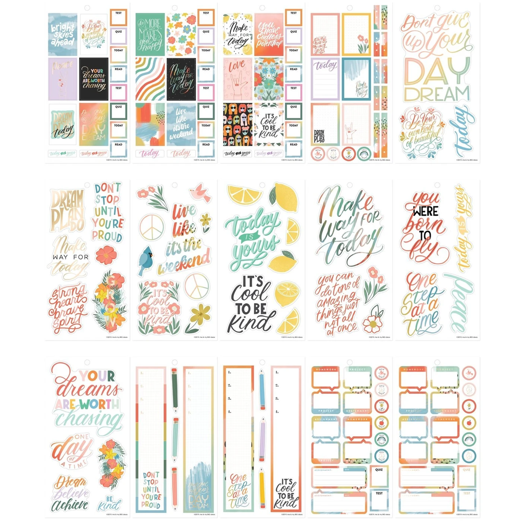 The Happy Planner Value Pack Stickers - Cool To Be Kind