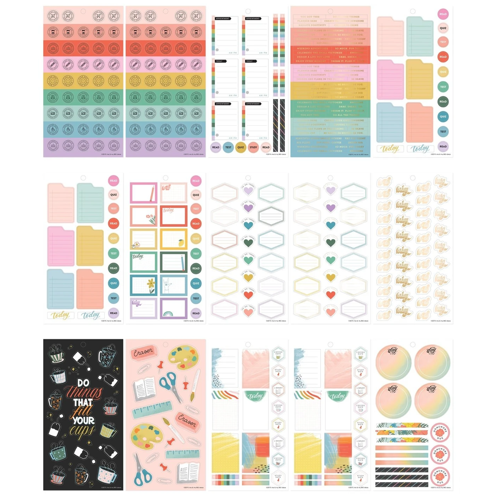 The Happy Planner Value Pack Stickers - Cool To Be Kind
