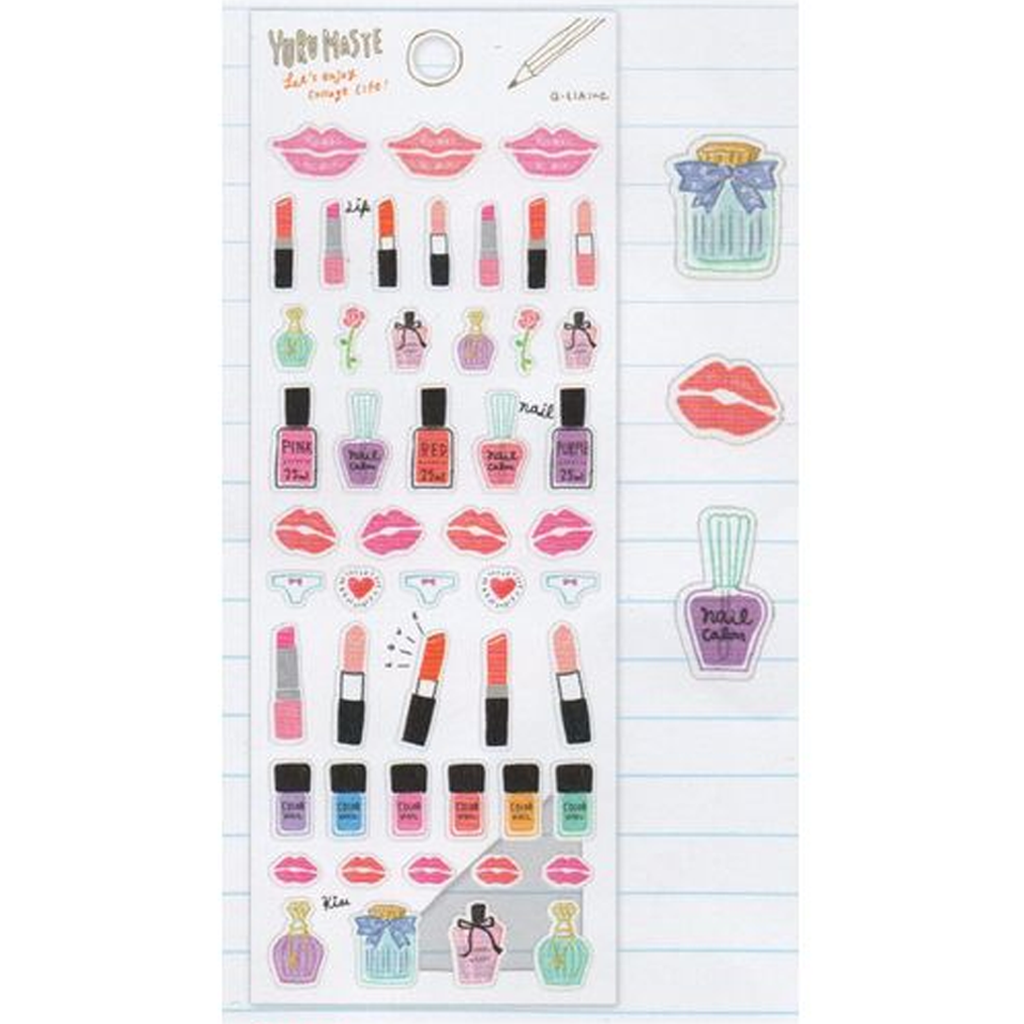 Q-Lia Yuru Maste Cosmetics Sticker