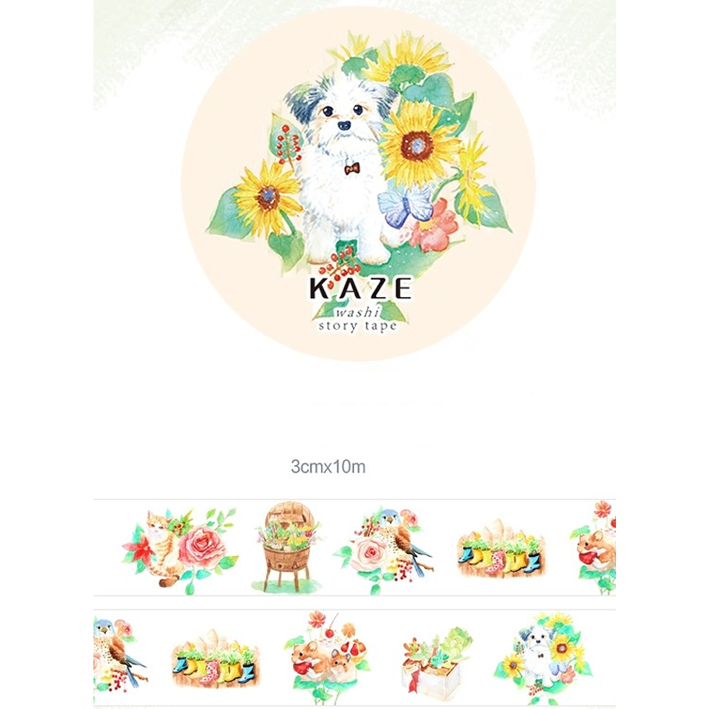 Kaze Masking Tape - Courtyard Time